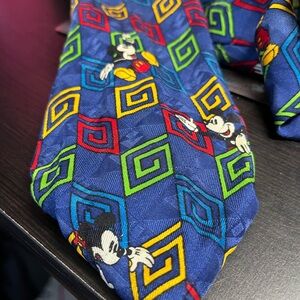 Mickey Mouse Tie is Tumbling Block Design